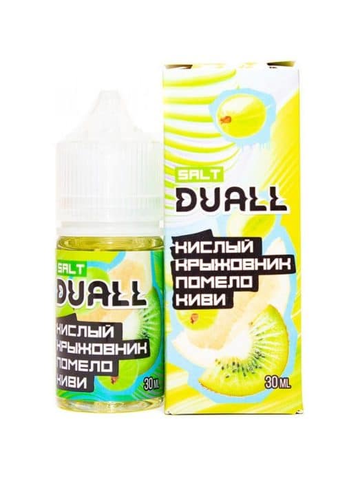 Жидкость Duall Salt - Кислый крыжовник помело киви 20 мг