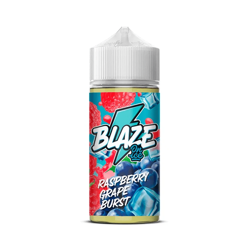 Жидкость Blaze 100 мл - Raspberry Grape Burst Ice 3 мг