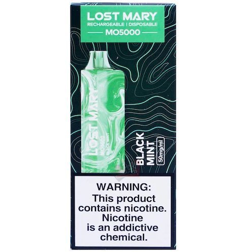 Одноразовая эл. сигарета Lost Mary MO5000 - Black Mint