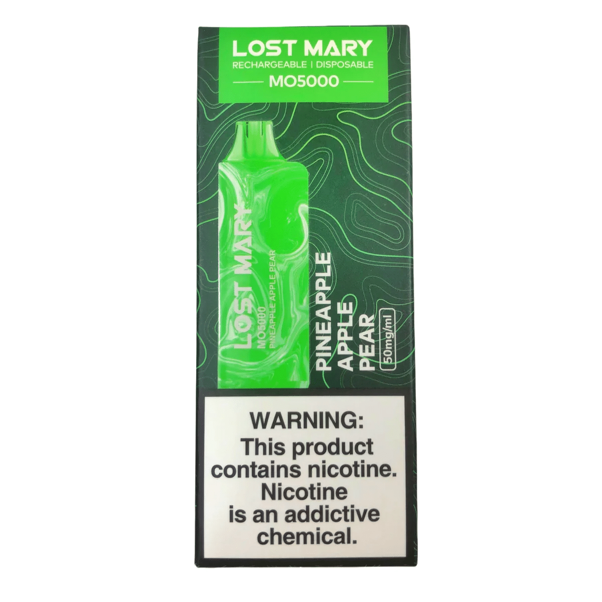 Одноразовая эл. сигарета Lost Mary MO5000 - Pineapple Apple Pear