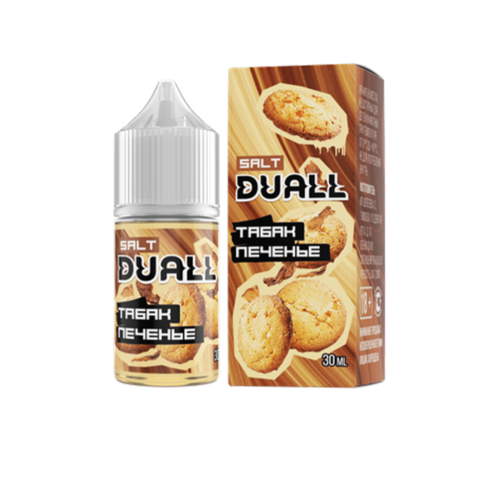 Жидкость Duall Salt - Табак печенье 20 Hard