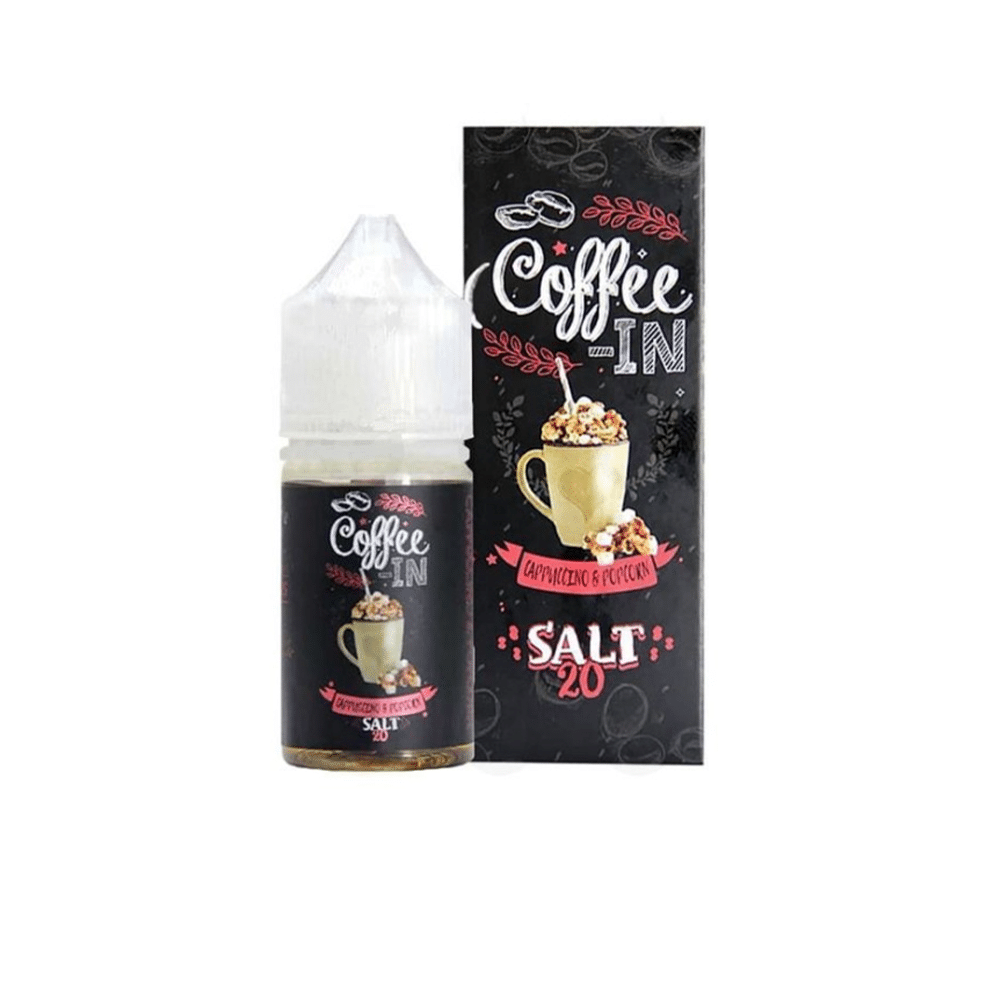 Жидкость Coffee In Salt - Cappuchino & Popcorn 20 мг